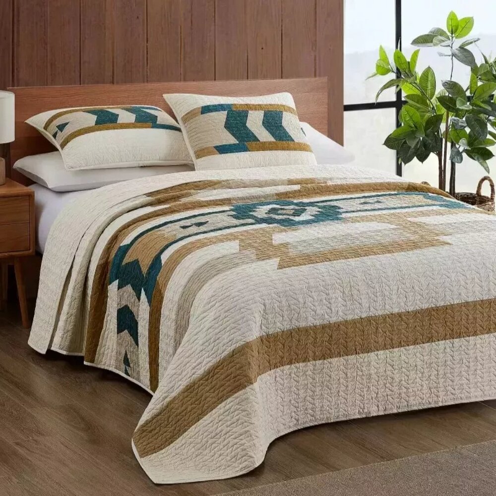 PENDLETON TRAIL STAR 3 Pc. Full/Queen COVERLET SET